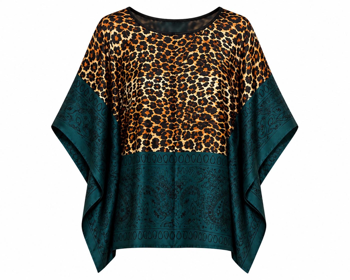 Emerald Safari Luxe Poncho