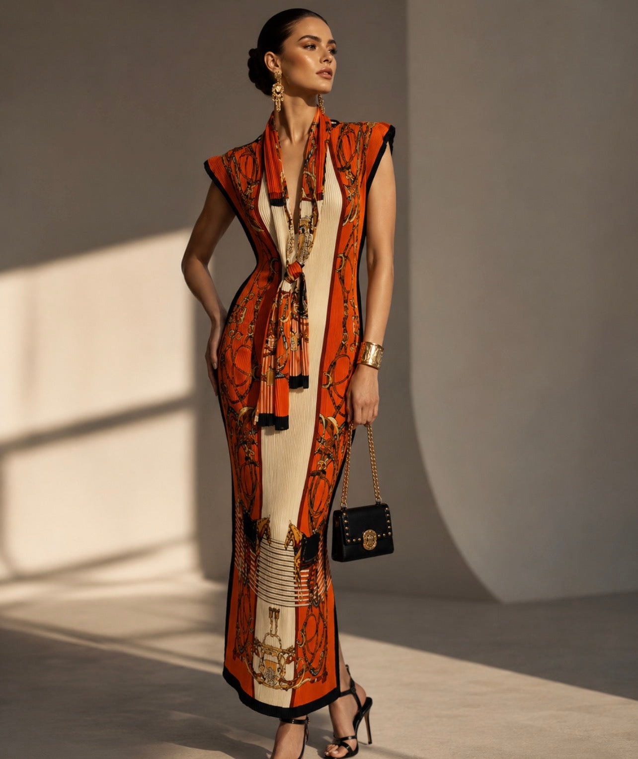 Sunset Sovereign Curve Dress