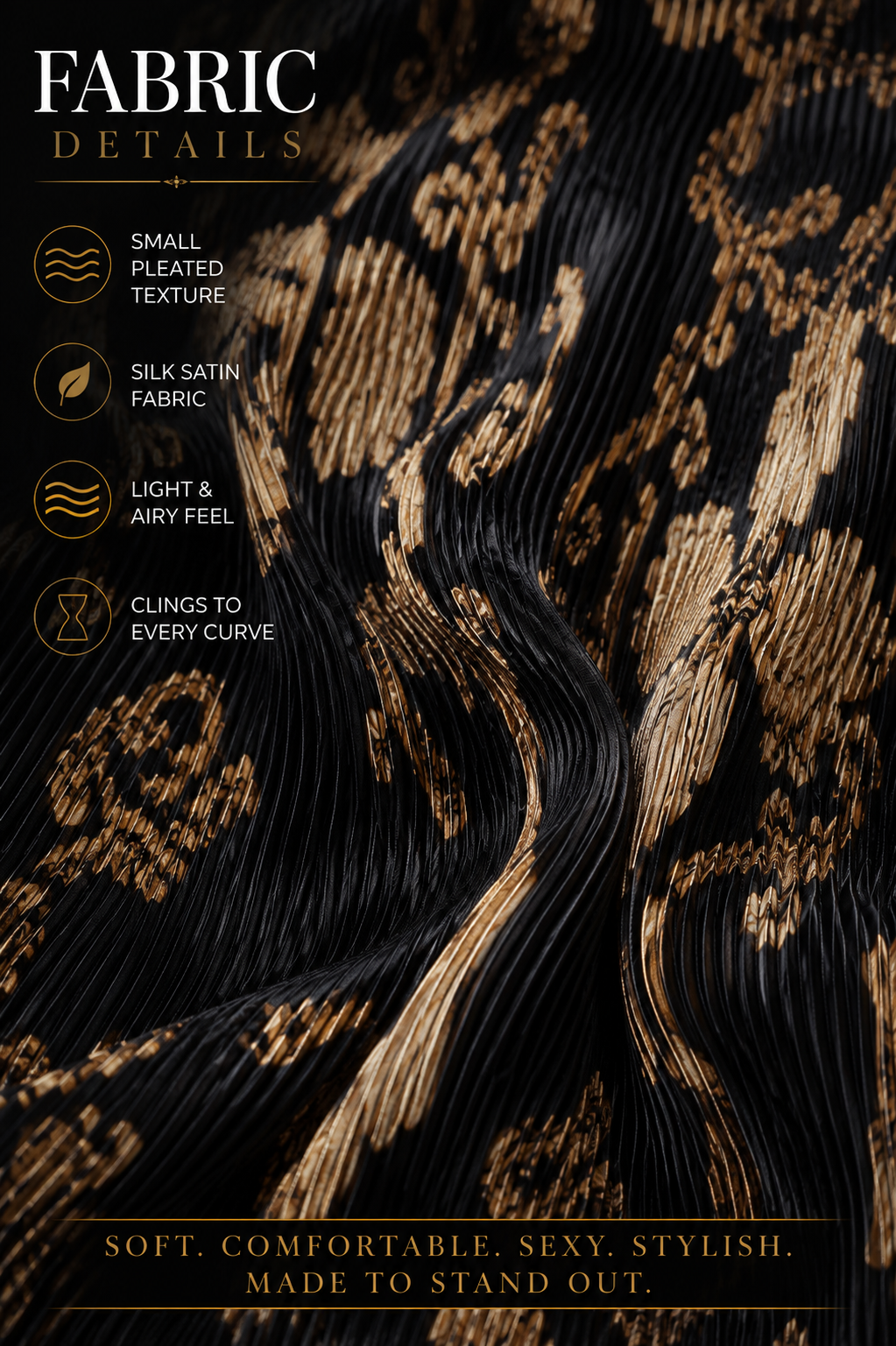 Gilded Grace Curve Dress
