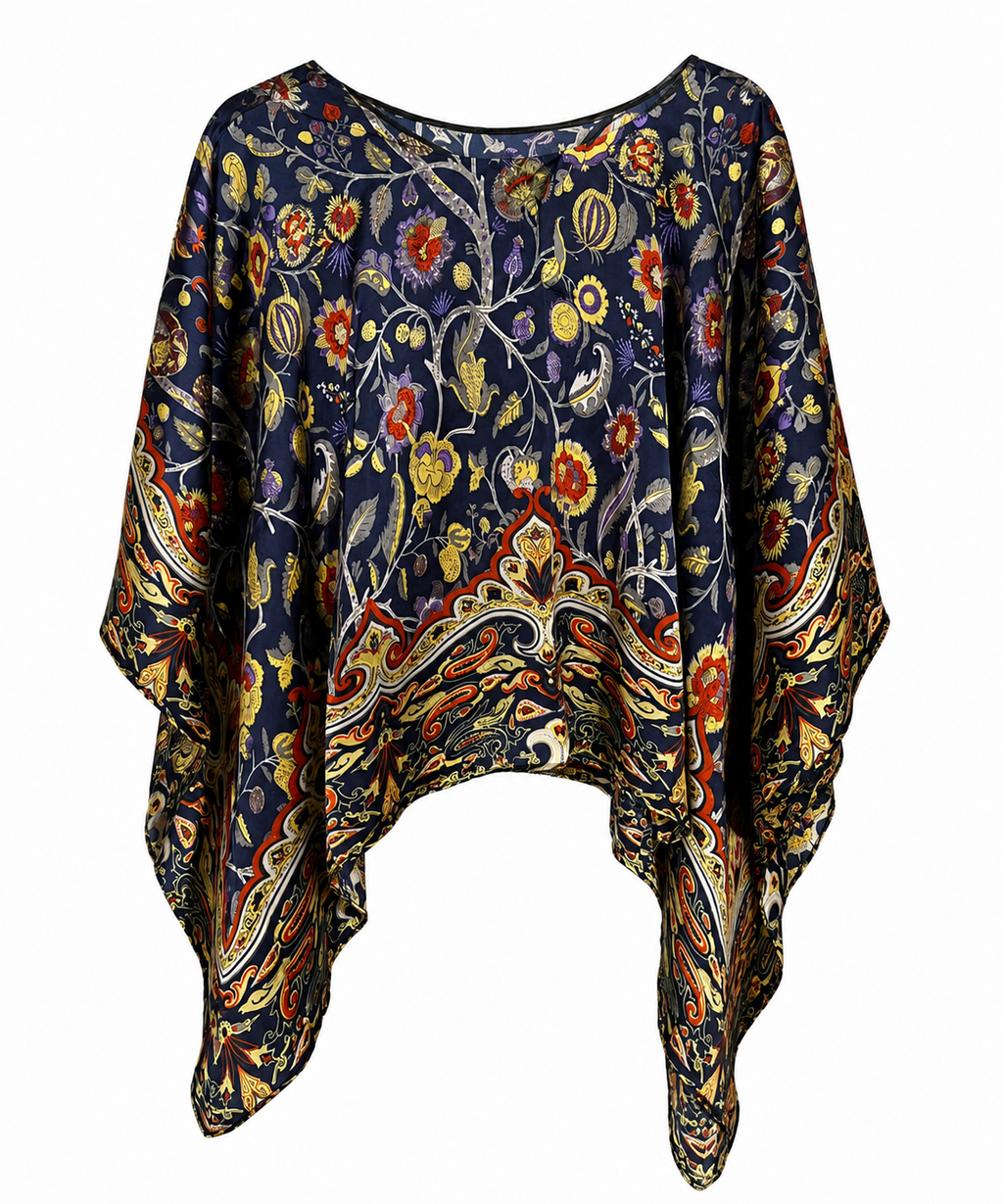 Midnight Garden Luxe Poncho