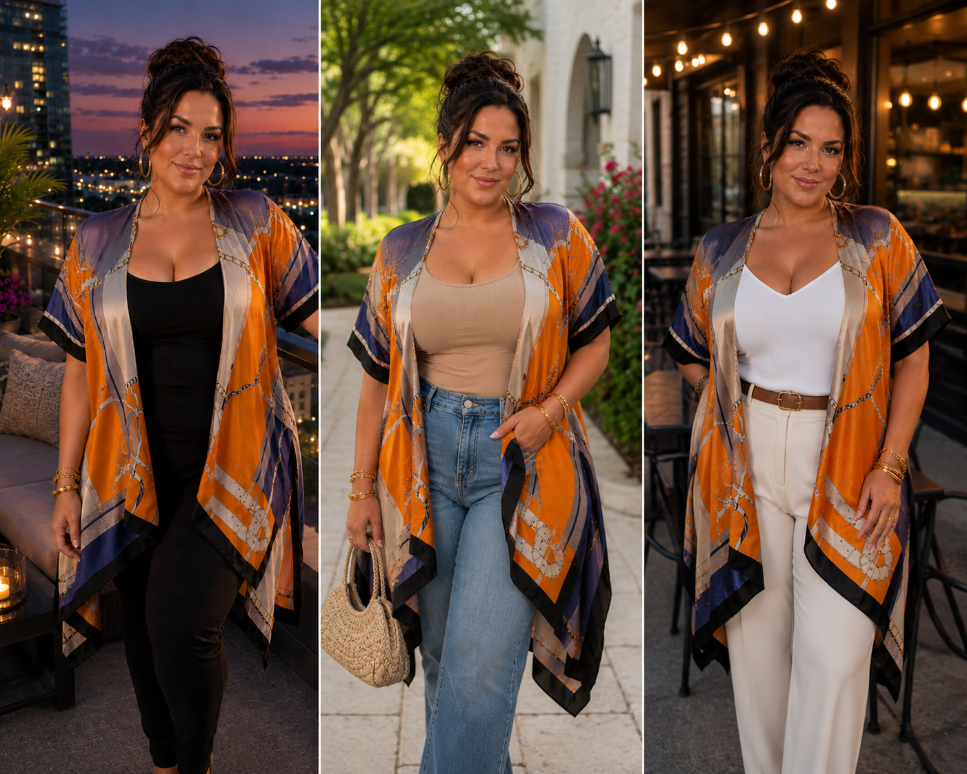 Golden Stirrup Luxe Duster Shawl